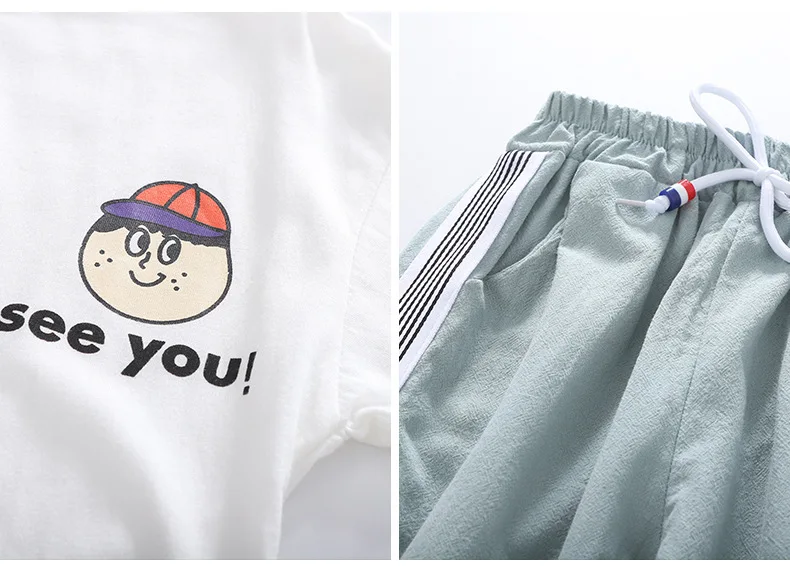 Kids Tracksuit For Girls Clothing Sets Summer Clothes Casual Sport Suit Outfit Teen Children 5 6 7 8 9 10 12 Year | Детская одежда и