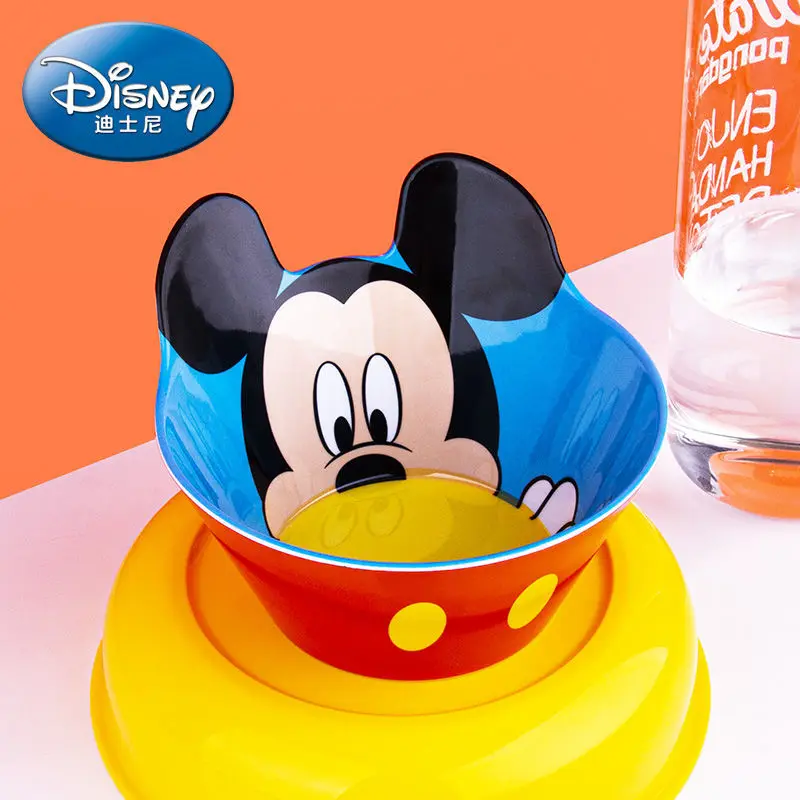 

Disney Mickey Mouse Minnie Bowl Tableware Shatter-resistant Household Baby Bowl Baby Eating Bowl Salad Bowl Ice Cream Bowl
