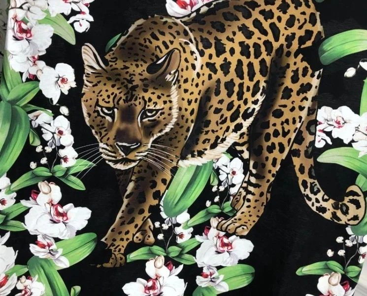 

spring 20ss new arrival leopard floral print famous brand tee t shirts clothing for men