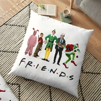 merry christmas cushion cover christmas characters printed 4545cm christmas pillowcase gifts xmas cushion decorative for home