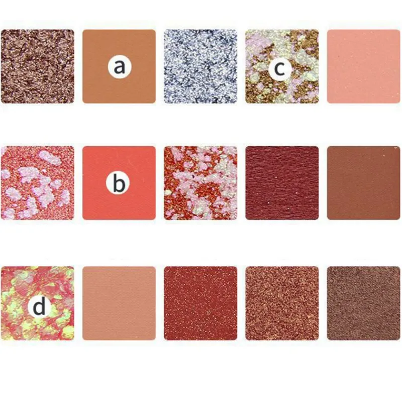 Палитра матовых мерцающих теней для век стойкие водостойкие не размазывающиеся