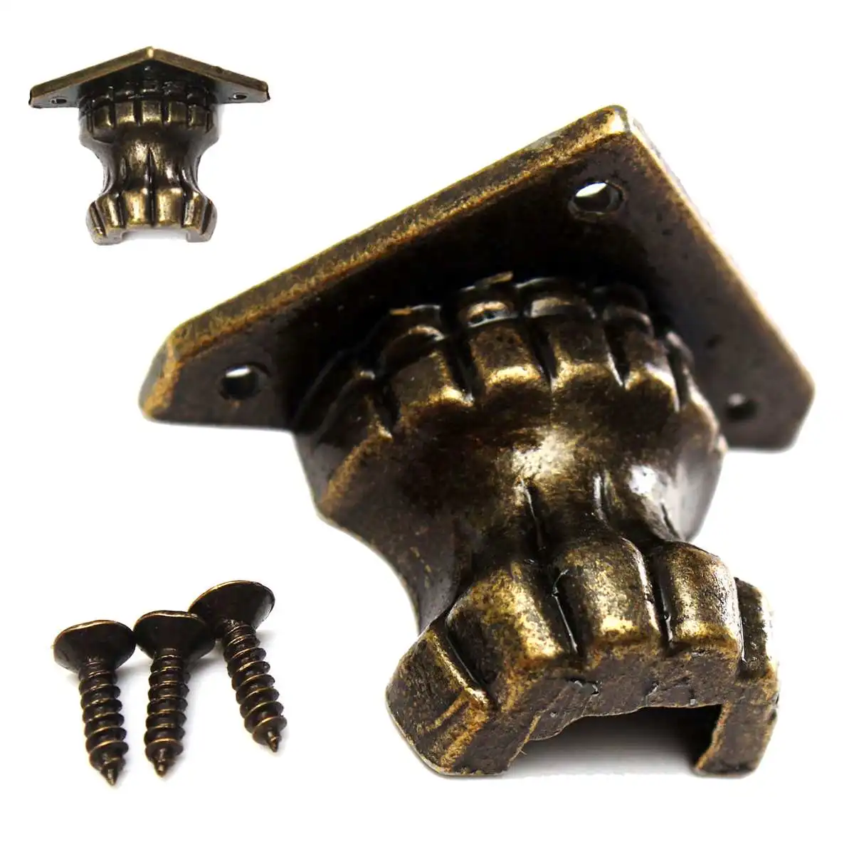 4 шт. Декоративные ножки из цинкового сплава 35*25 мм | Дом и сад