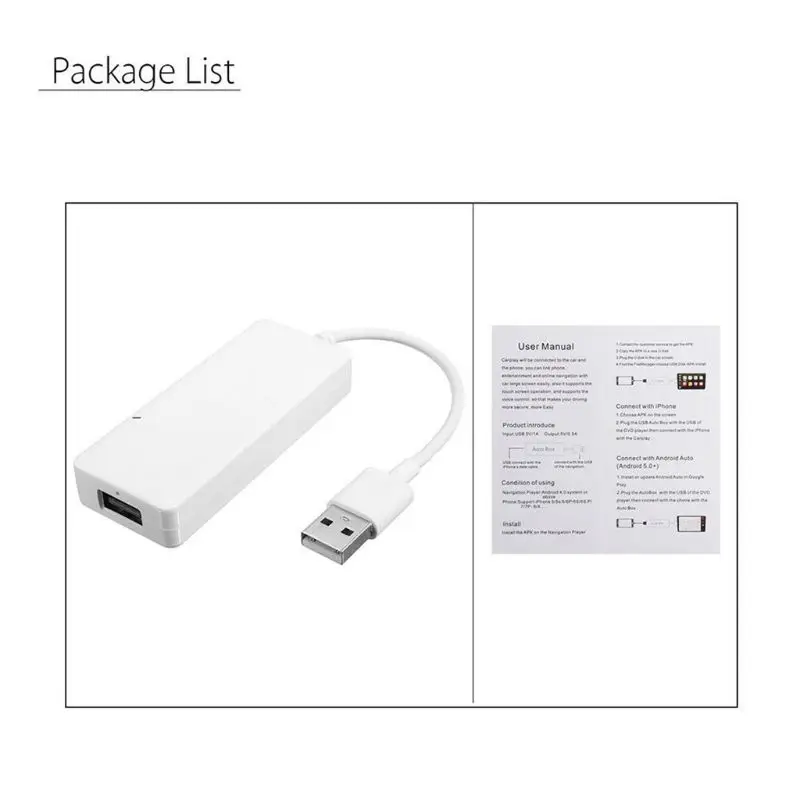 Мини Портативный USB CarPlay Smart Auto Link Dongle Car Link Stick для Apple Android навигационный музыкальный плеер для iPhone Android Sma