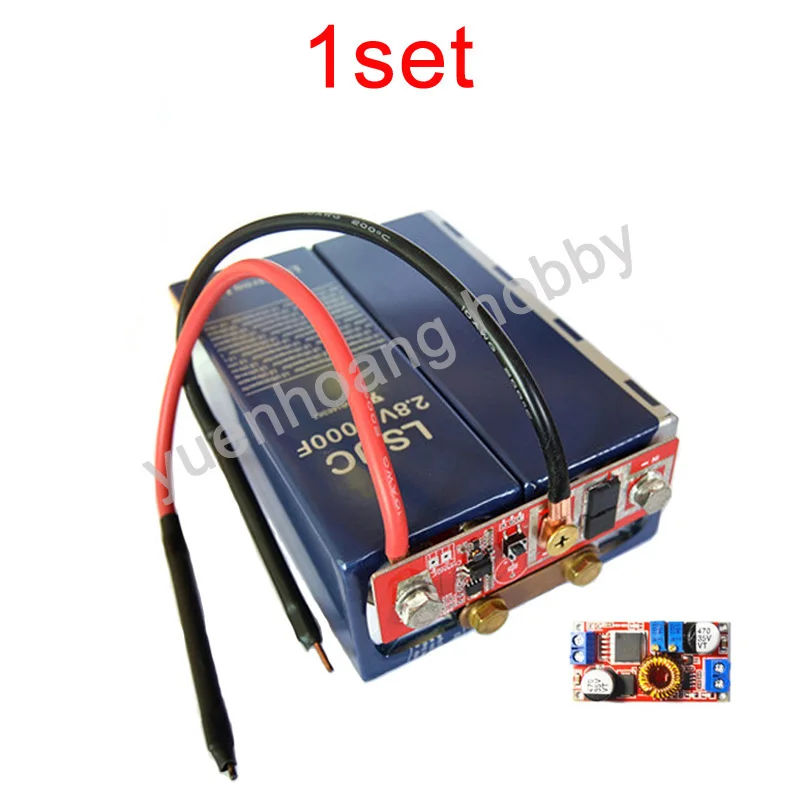 1 комплект Портативный для точечной сварки 4 5-5 6 V LSUC 3000F фарадный конденсатор с