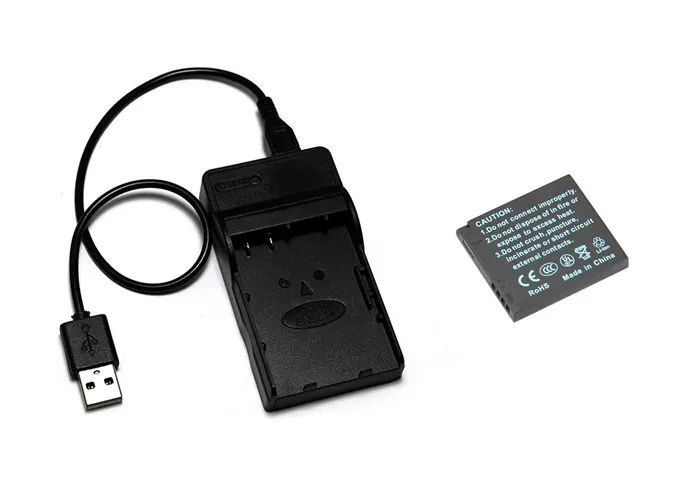 Белый DMW-BCK7 DMW-BCK7E BCK7 BCK7E NCA-YN101G Батарея+ Зарядное устройство для цифрового фотоаппарата Panasonic Lumix DMC-FP7 DMC-FS16 DMC-FS18 DMC-FS28 FS35 FS37 FS40 - Цвет: Белый