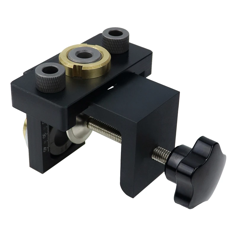 Черный Алюминиевый винт для карманного отверстия джиг дюбель направляющая