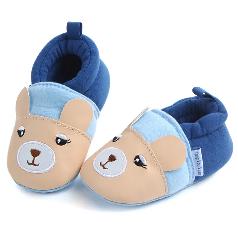 

Kid Girls Boy First Walkers Soft Infant Toddler Shoes Cute Cartoon Soles Crib Shoes Footwear for Newborns baby shoes Dropshipp