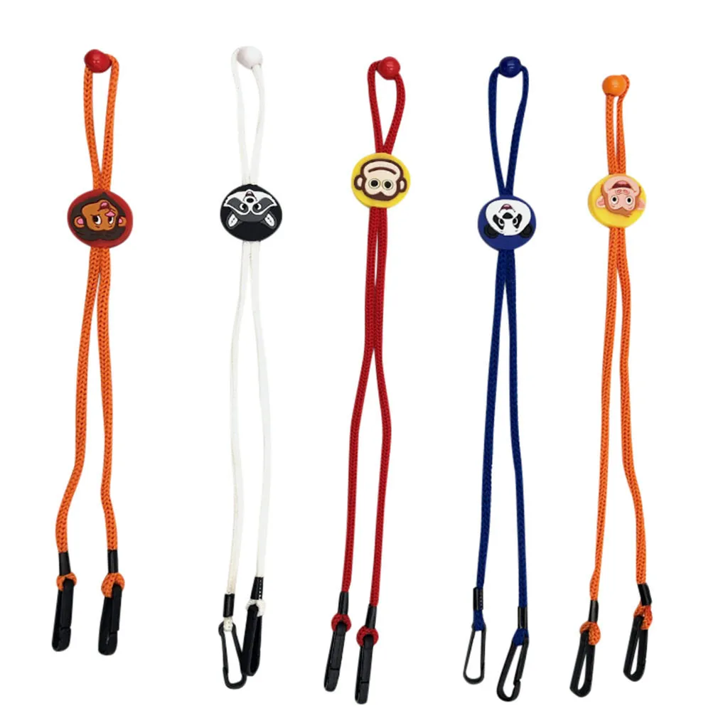 

1Pcs Adjustable Face Mask Lanyard Handy&Convenient Safety Mask Rest&Ear Holder Rope Cartoons Adjustable Halterneck Mask Rope