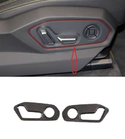 fit for lamborghini urus 2018 2021 dry carbon fiber seat adjustment buttons panel switch decoration sticker auto accessories