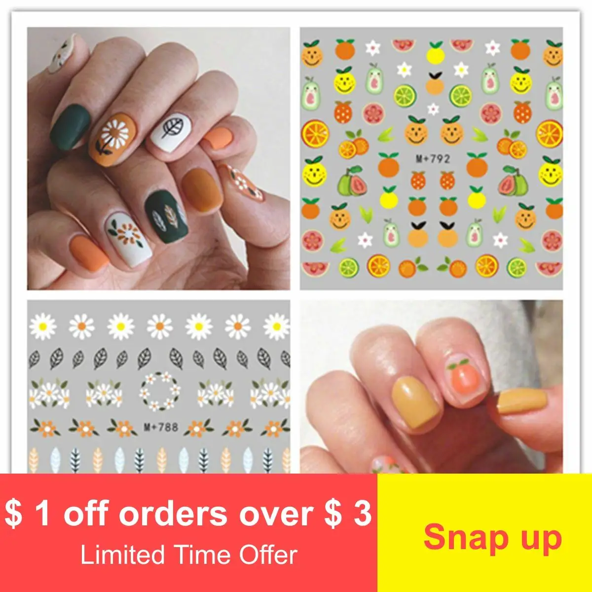 1. Piece2019 popular manicure stickers net red nail elegant little book | Красота и здоровье