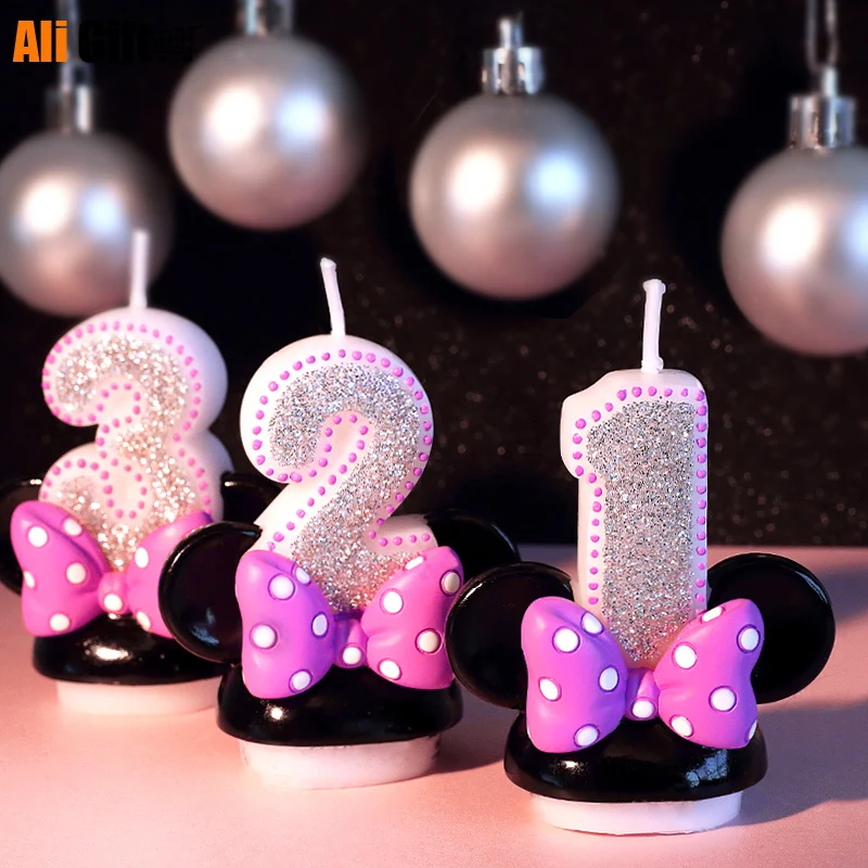 

Creative Scented Birthday Weddings Art Candles Digits Cartoon Flameless Candle Cake for Children Gifts Happy Birthday Decoration