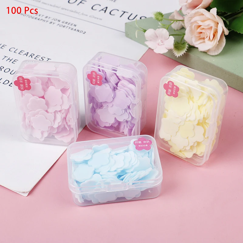 

100 шт./коробка, мыло для мытья рук