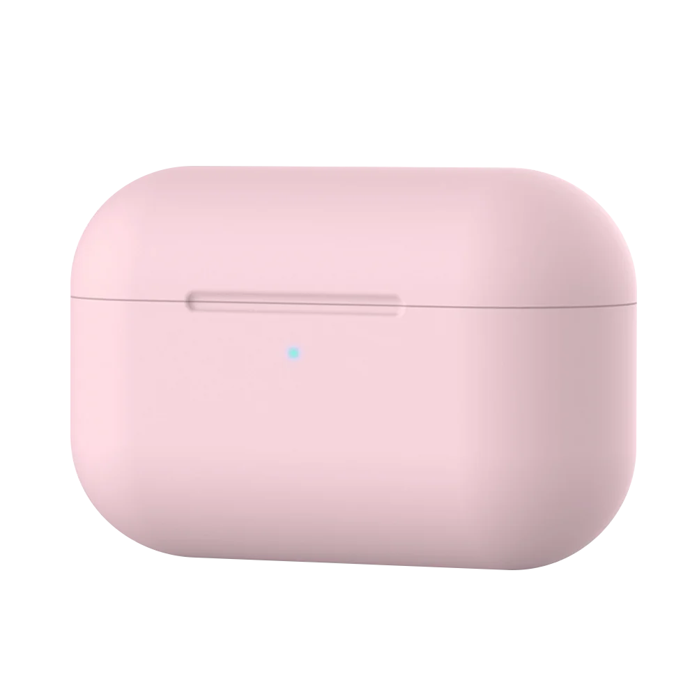 Pink Силиконовый чехол для Apple AirPods Pro Funda Protectora Auriculares Air Pods Pro 3 Funda A Prueba De Golpes - Цвет: Pink