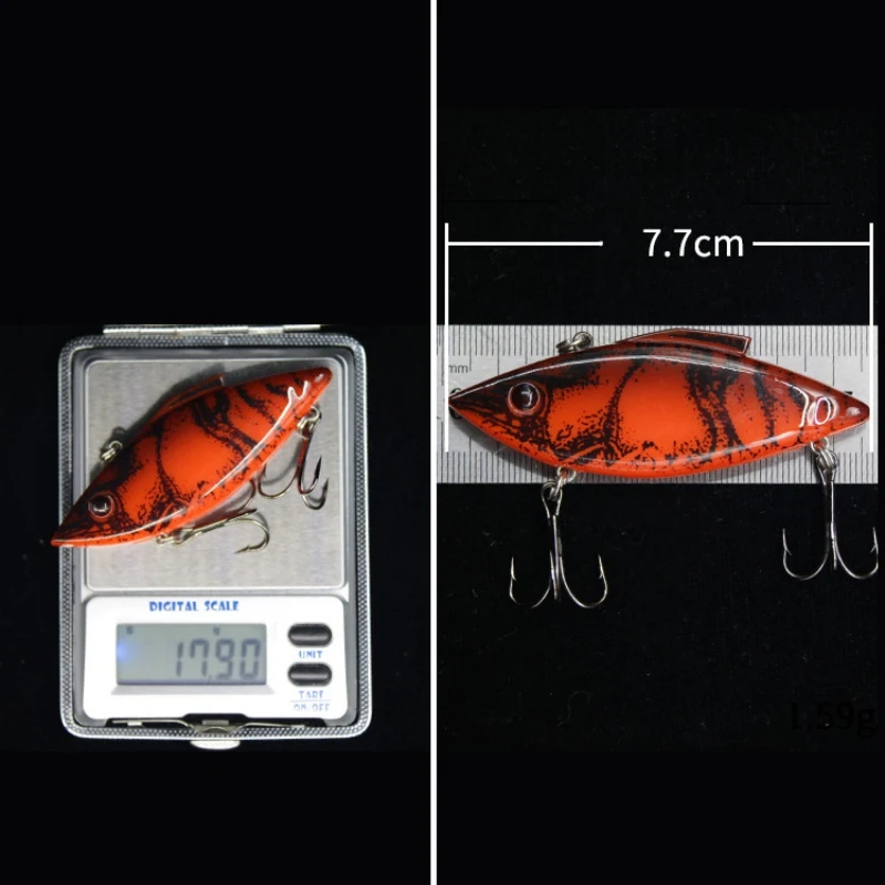 5pcs 3D Fishing Lure Set Artificial Hard Baits With Treble Hook Eyes Sinking Wobbler Tackles Accessori AHPU | Спорт и развлечения