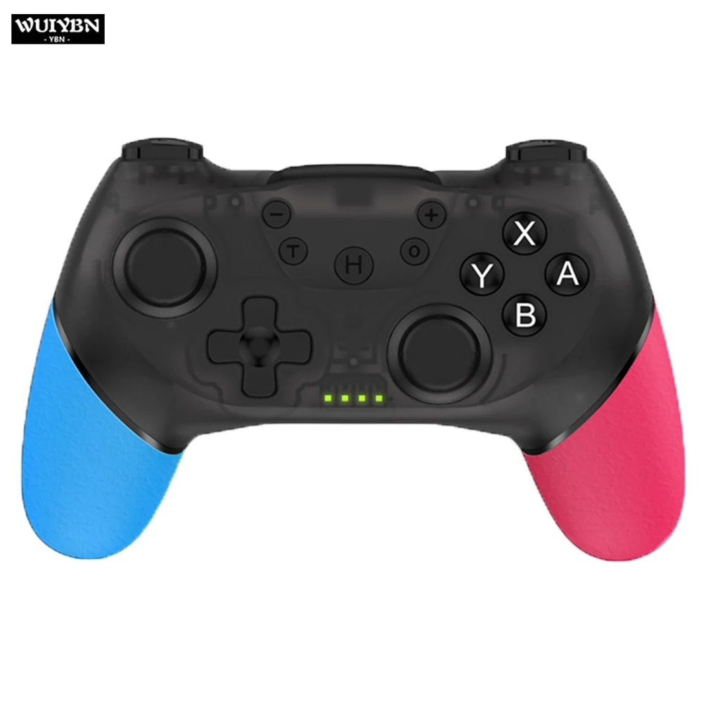 Blue and Red WUIYBN геймпад NS беспроводной переключатель контроллер Bluetooth игровой джойстик с NFC для игровой машины nintendo Pro - Цвет: Blue and Red