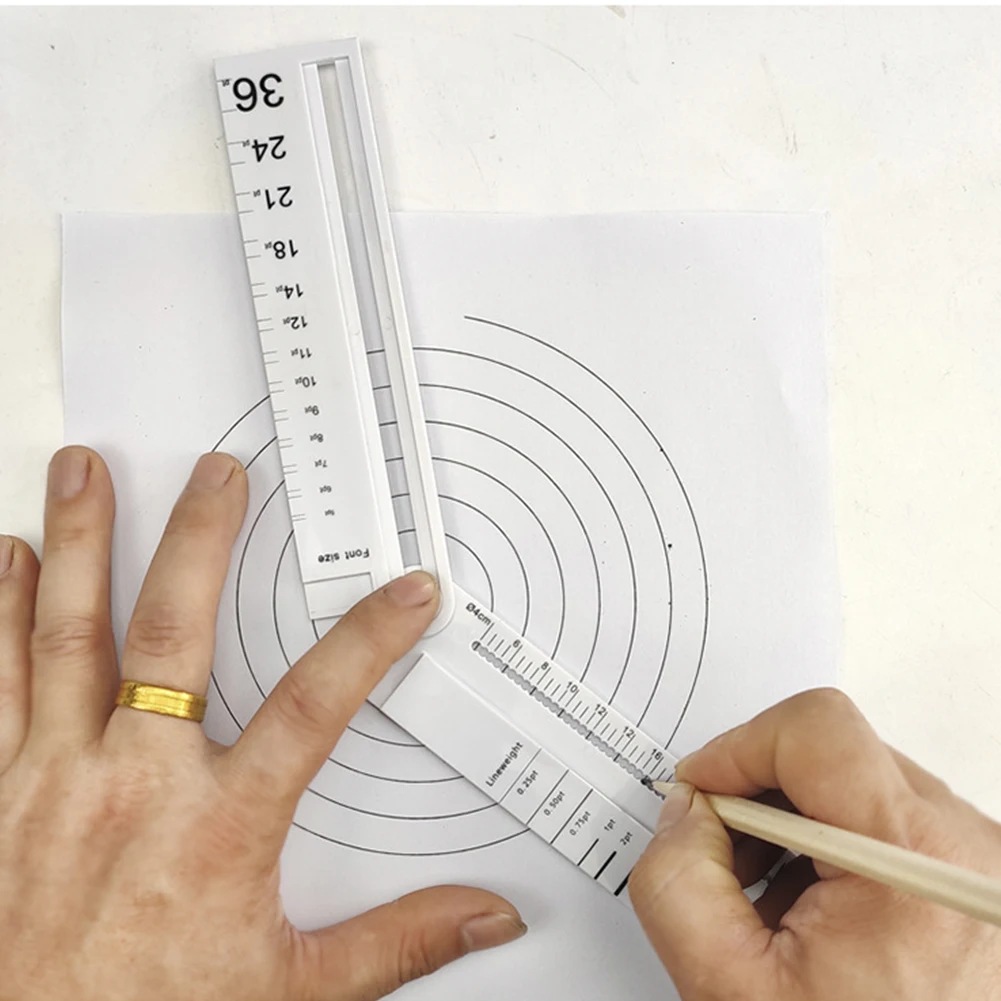 

180 Degree Measuring Tool School Math Geometry Accessories Office DIY Multifunction ABS Portable Gauge Protractor Angle Ruler