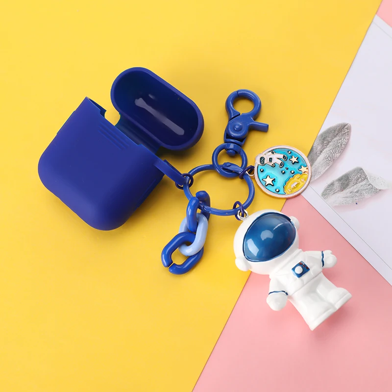 Милый декоративный Мягкий силиконовый чехол для Apple Airpods 1 2 с космосом роботом