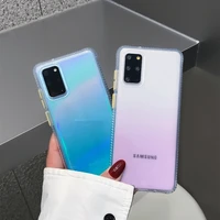 the color gradient shell is suitable for samsung note20ultra s22 ultra mobile phone shell s21 plus s20 ultra protective cover