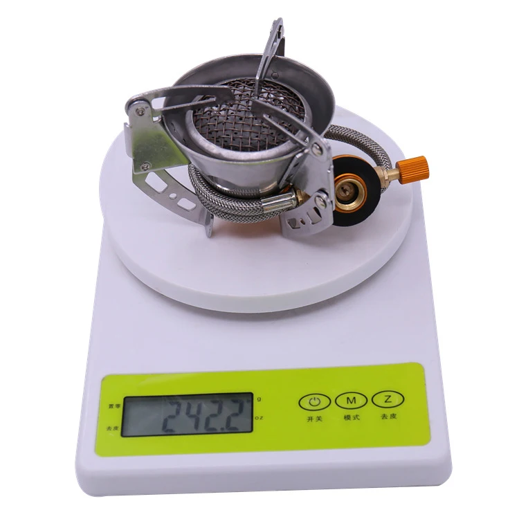 Портативная газовая плита для пешего туризма из нержавеющей стали сверхлегкая