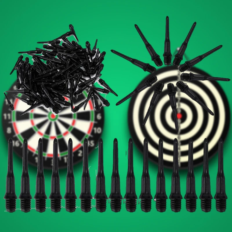

100 PCS Durable Soft Tip Points Needle Replacement Set For Electronic Dart Black Indoor Outdoor Entertainment Products