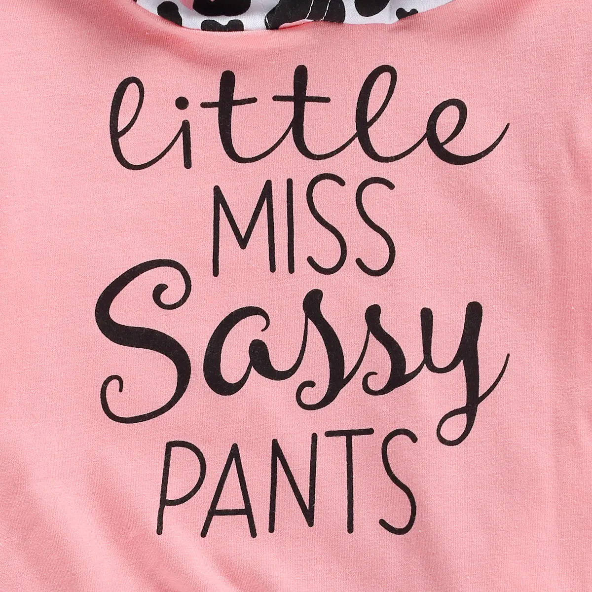 Детский спортивный костюм топ с капюшоном и штаны леопардовым принтом |