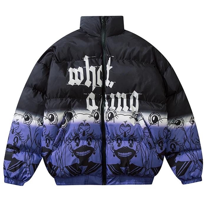 Парка мужская зимняя с карманами утепленная куртка в стиле хип хоп модная