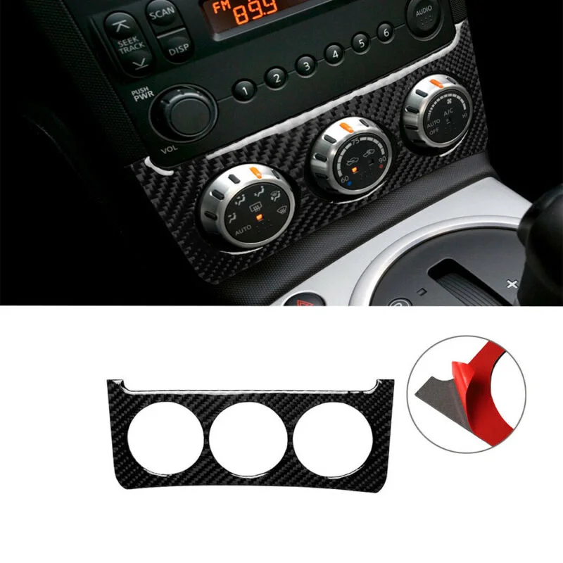 1 шт. наклейка для внутренней консоли автомобиля Накладка Nissan 350Z 2006 09 аксессуары