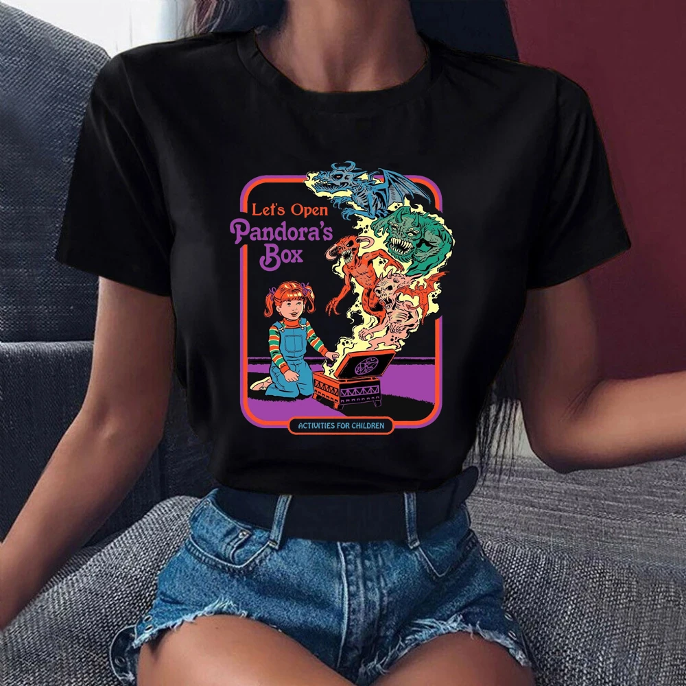 

Satan demon death scary evil t shirt women harajuku satanism reaper grim baphomet t-shirt satanist horror tshirt women's 90s