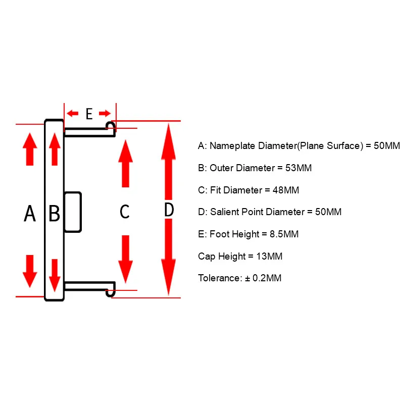 Набор из 4 колпачков VOLK center для колес 53 мм OD и 48 ID Пылезащитная крышка колпачка
