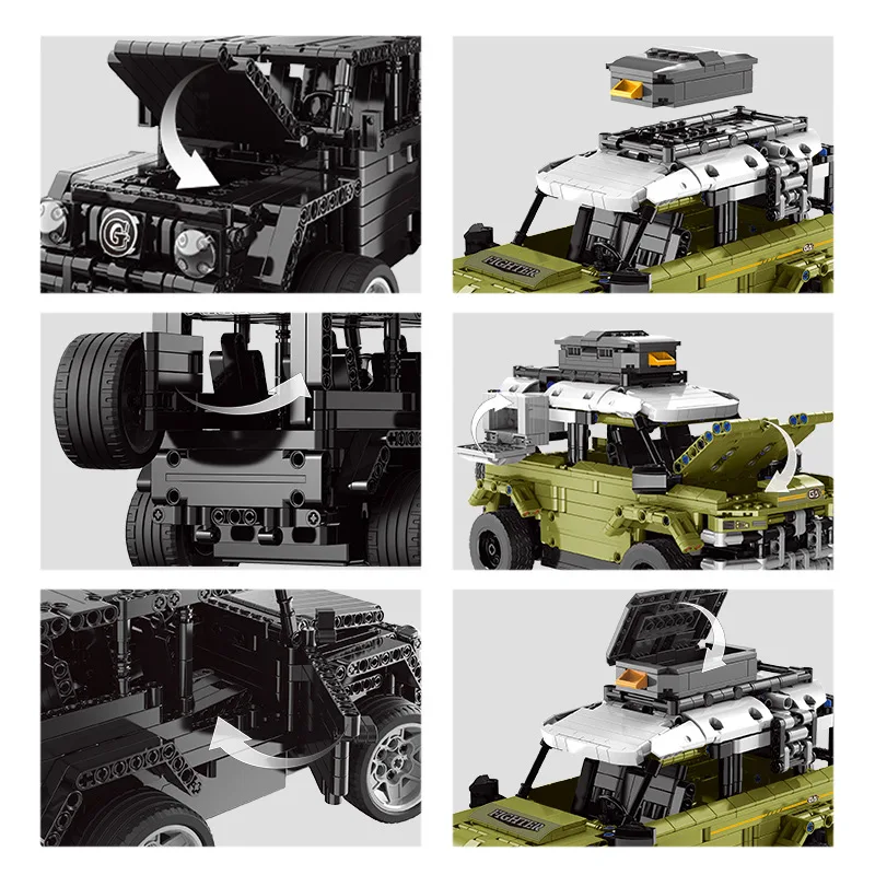 956 шт XingBao 2,4G RC Guardian Technic Внедорожник Land Car Rover строительные блоки Defender игрушки для детей рождественские подарки