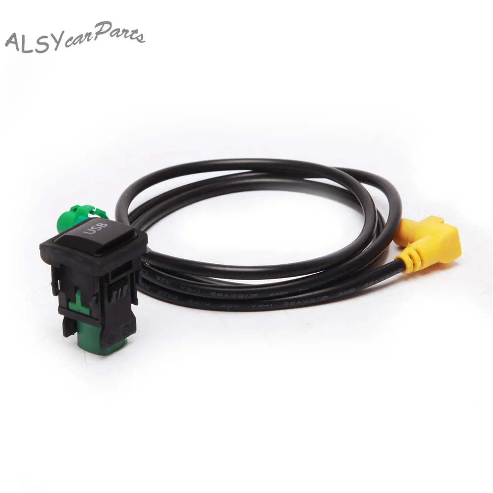 YIMIAOMO OEM 5KD 035 726 A RCD510 USB вход USB разъем переключатель+ USB кабель жгут для VW Passat B6 Golf Jetta Scirocco RCD310