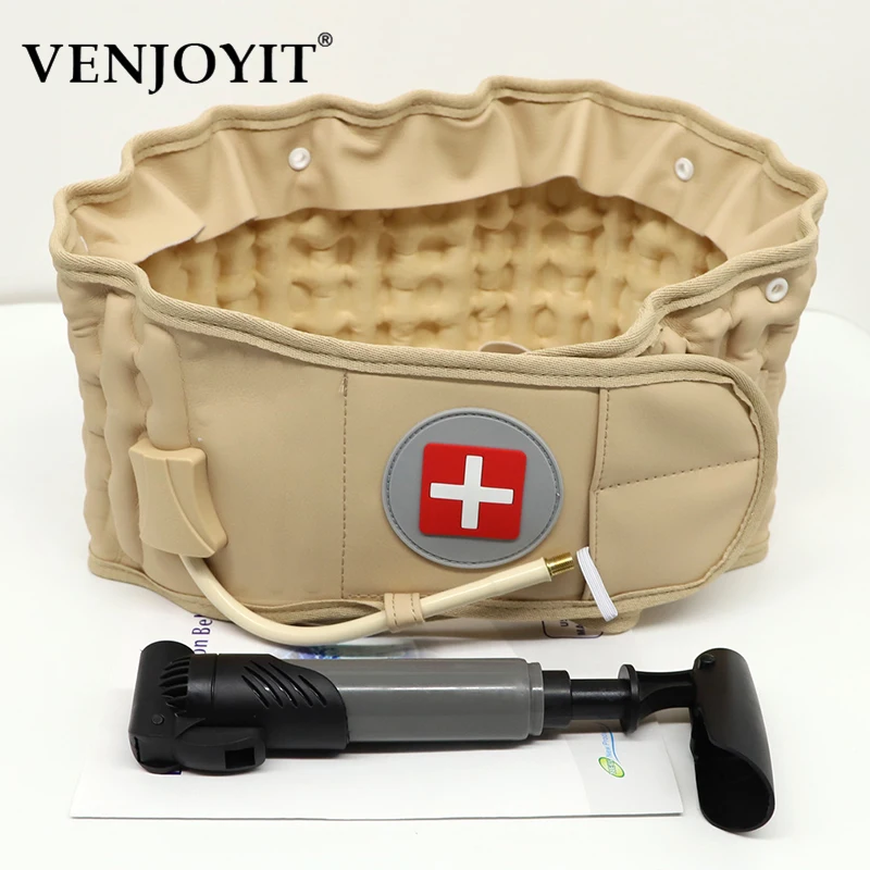 

Пояс для спины с функцией декомпрессии позвоночника, амортизирующий пояс для защиты поясницы от боли, поддержка поясницы, подходит для разм...