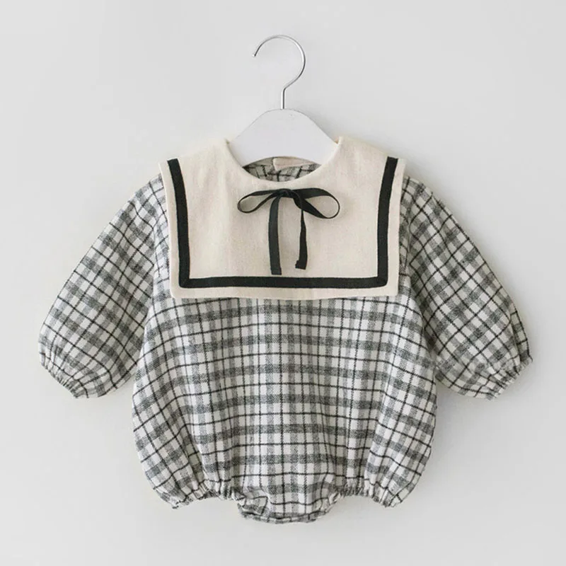 Комбинезон для маленьких девочек и мальчиков хлопковая одежда с длинным рукавом