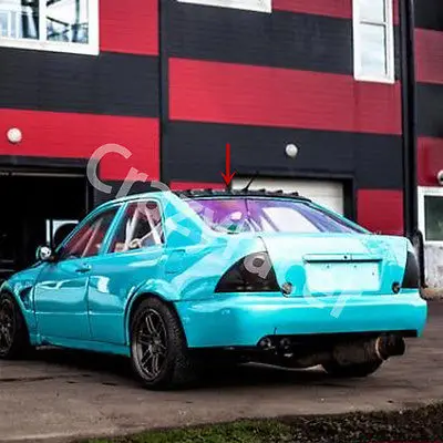 IS200 задняя крыша губа спойлер крыло для Lexus 1999 2004 неокрашенные FRP Акулий плавники