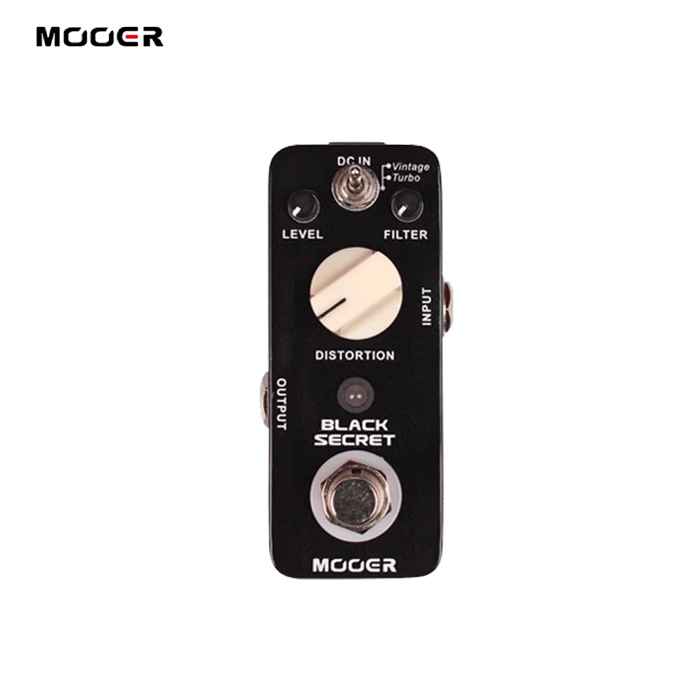 Mooer Black Secret Distortion педаль эффектов для электрогитары 2 режима работы настоящая