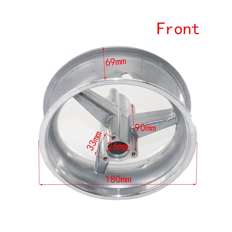 110/50-6 5 и 90/65-6 переднее заднее Hubpocket велосипедное алюминиевое колесо для