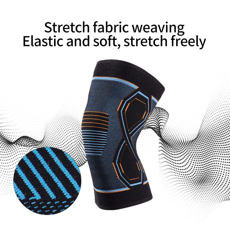 Пара спортивных наколенников MASEDA нейлоновый трикотажный наколенник с четырьмя