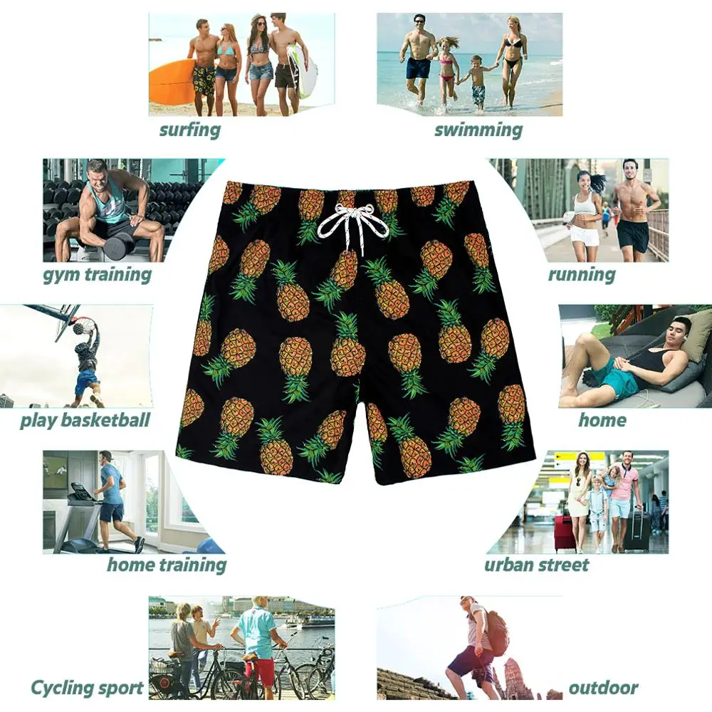 Мужской купальник AIMPACT пляжные шорты плавки для мужчин пляжная одежда с зеленым