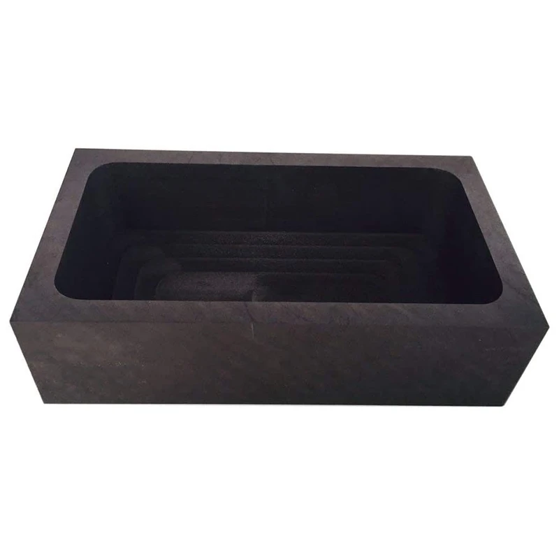 

Graphite Ingot Mold, Melting Casting Mould for Gold Silver Metal and Alloy Metals (160X80X40-9.5Kg Gold)