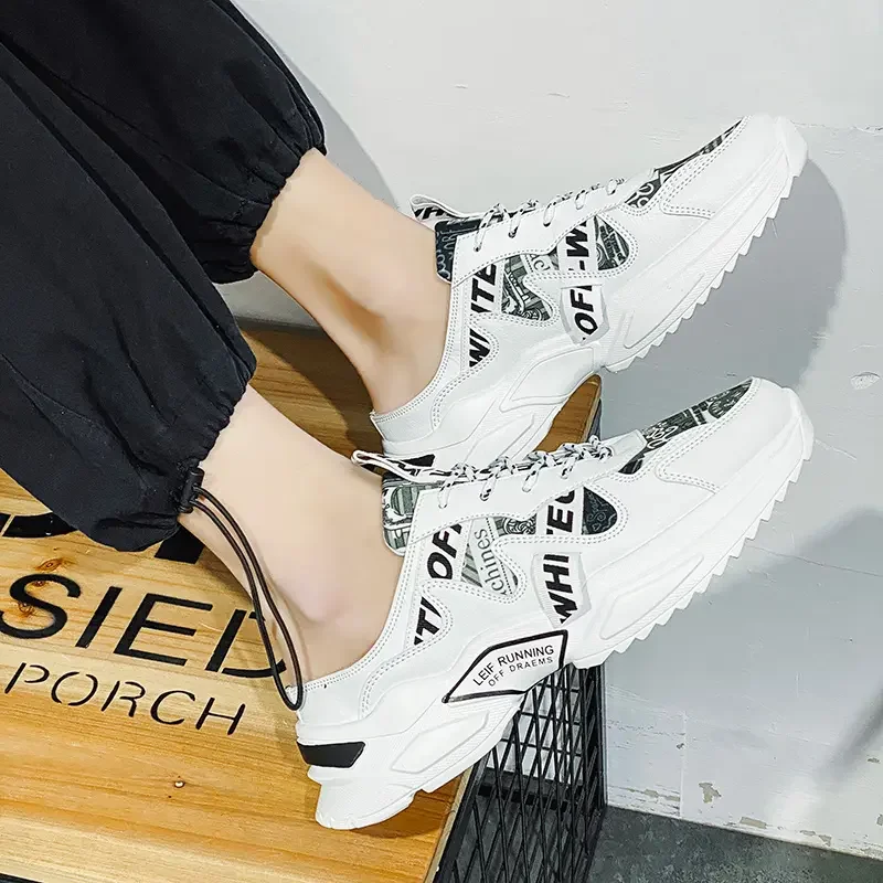 

New sports men's shoes, running shoes, all-match breathable single mesh shoes, men's fashion trend couple shoes