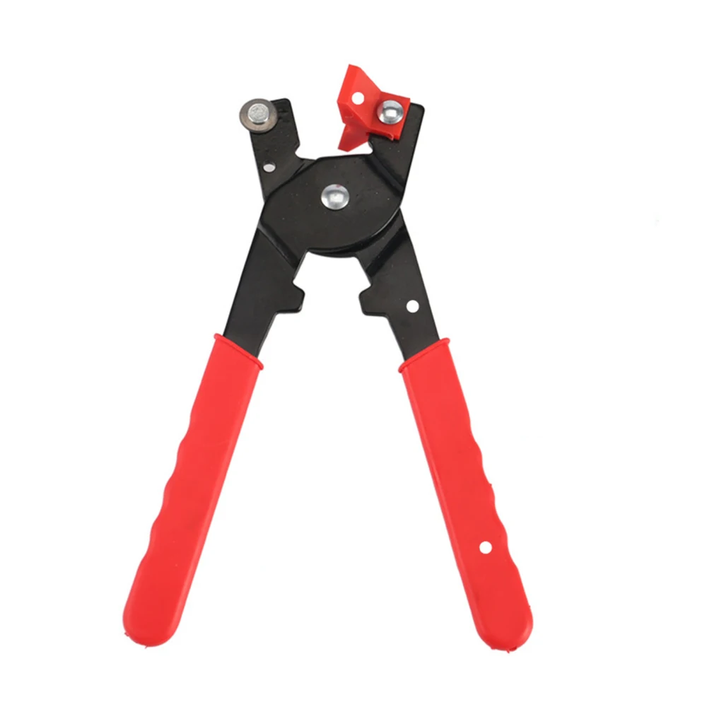 

Glass Tongs Ceramic Tile Cutting Clamp Hand Tools Strong Sturdy And Durable 8 Inches Red High Carbon Steel Trimming Pliers