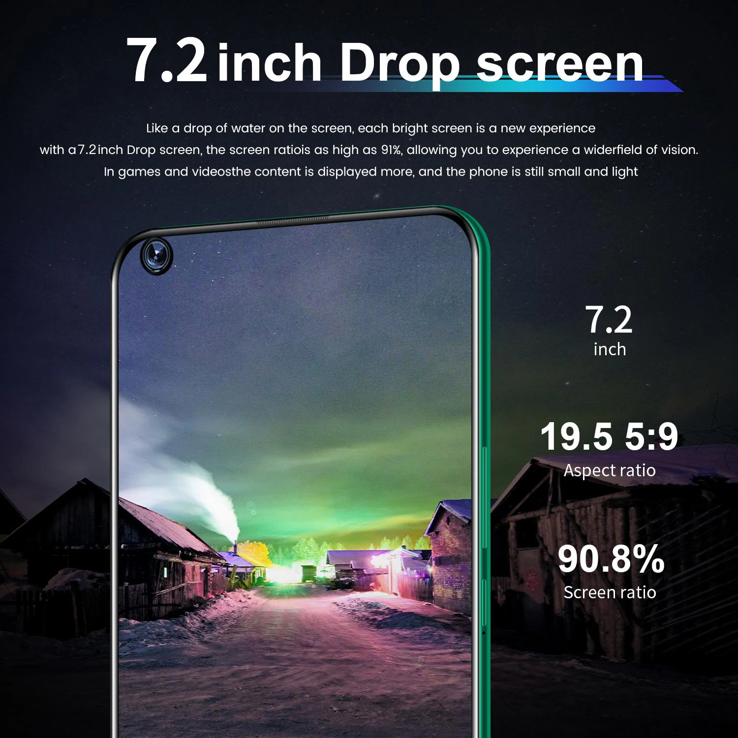 

Global Version S30U Pro 7.2Inch Smartphone Android10 5000mAh 12+512GB 16+32MP Face\Fingerprint Unlock 4G 5G Network Mobile Phone