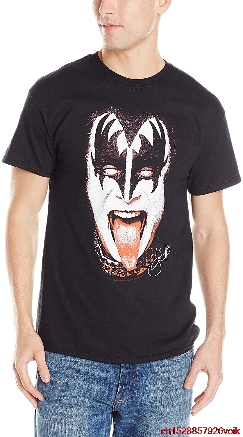 FGHFG мужская Kiss Gene Simmons футболка Demon Унисекс Мужская wo футболка| |