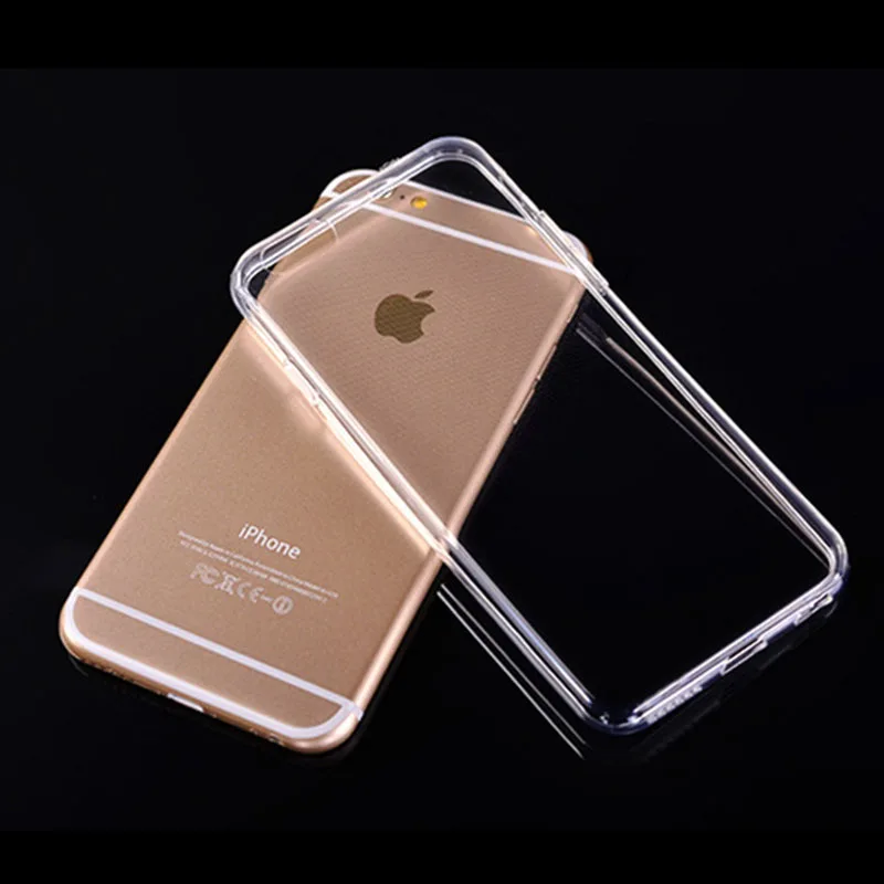 Ультратонкий Прозрачный мягкий чехол для телефона Apple iPhone XS MAX XR X 6 s S 8 7 Plus