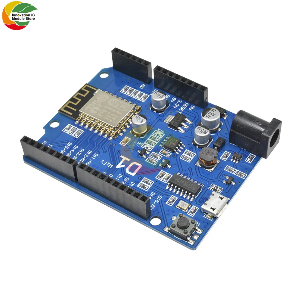 Ziqqucu WeMos D1 WI FI UNO R3 макетная плата на основе ESP8266 ESP 12E 12 Беспроводной модуль для Arduino