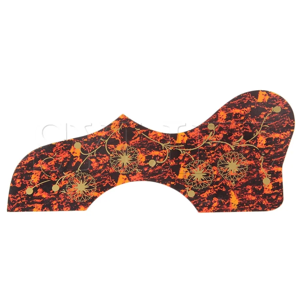 Привлекательная Красная ПВХ клейкая Накладка для защиты гитары от царапин |