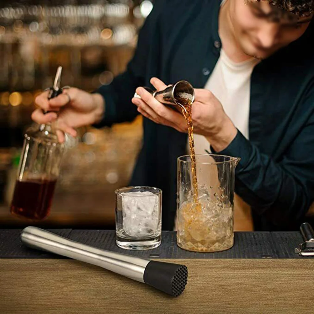 

5Pcs Cocktail Shaker Bar Set Drink Mixer Bar Bartender Tool Kit Stainless Steel Wine Dispenser Stopper
