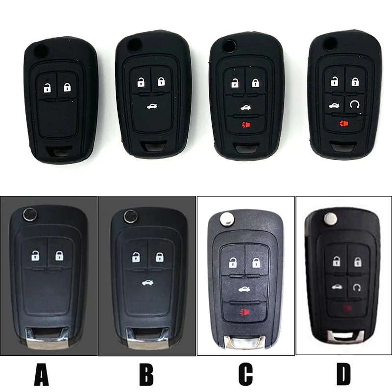 Силиконовый чехол для ключей от машины Opel Astra J Corsa D Zafira Mokka Chevrolet Cruze Aveo Sonic Volt пульт