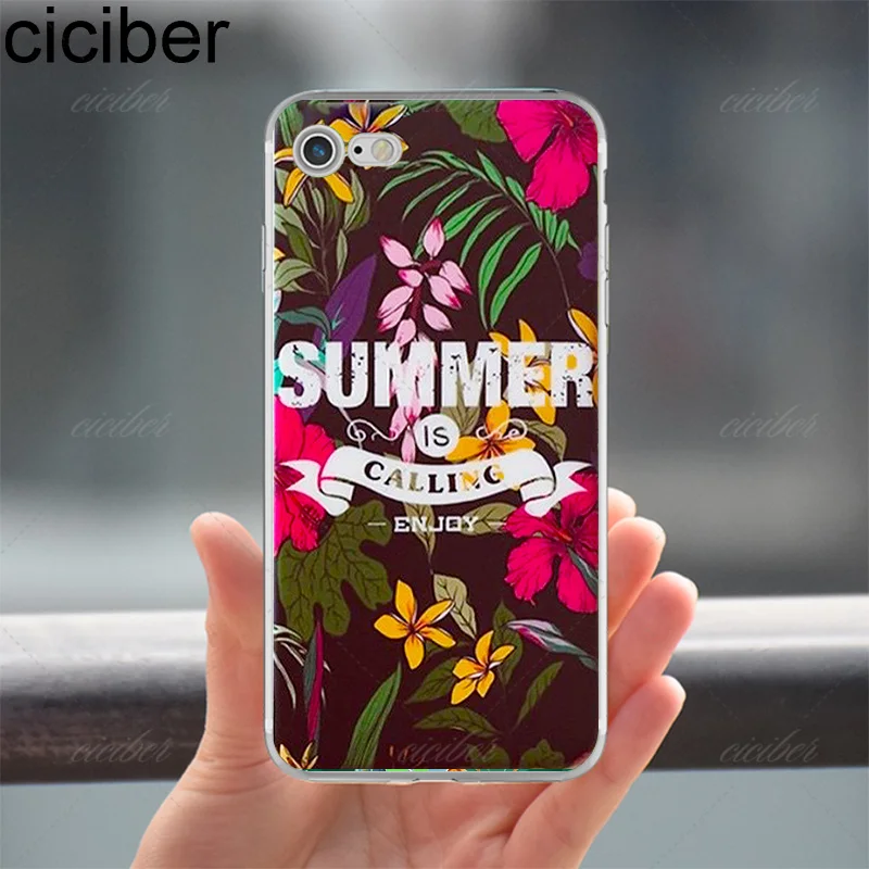 Чехлы для телефонов ciciber мягкий чехол с изображением Летних Фруктов цветов
