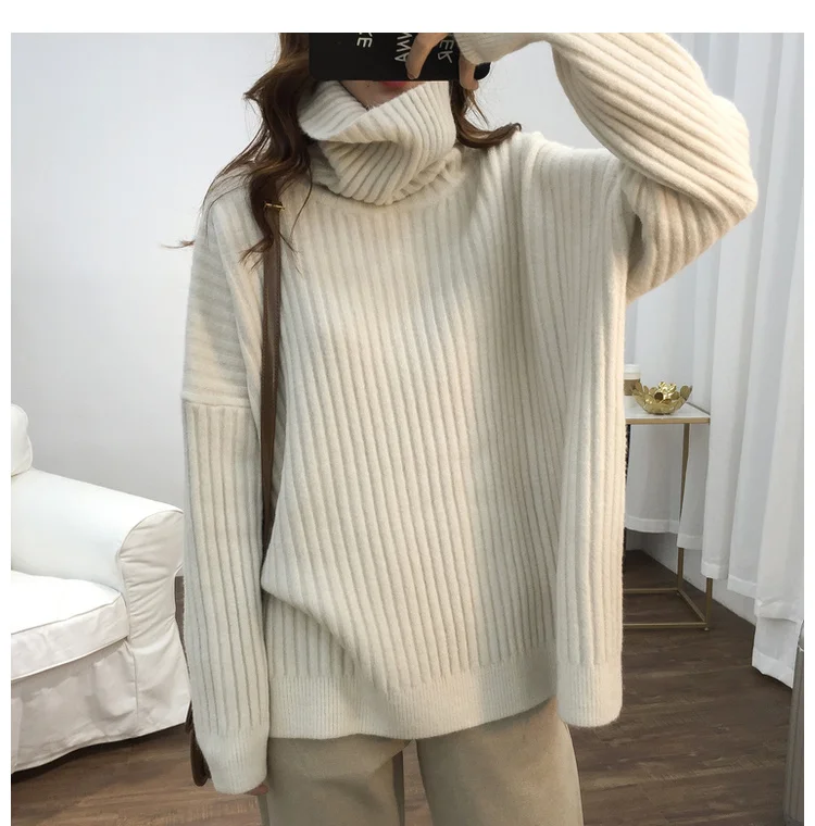 Женский Осенний вязаный свитер Timis Li мягкие эластичные пуловеры с длинным